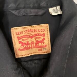 Levi Strauss trucker vest